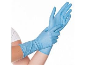 Guanti in nitrile "SAFE Long" blu, taglia S, qualità resistente, 30 cm