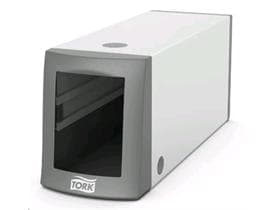 Dispenser da banco Tork Fastfold, plastica color alluminio/nero, dimensioni: