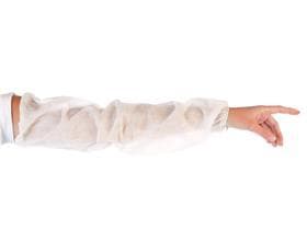 Schutzärmel extra lang, aus PP-Vlies, weiss, Länge 60 cm
