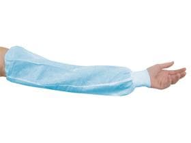 Housse de protection, bleue, en SMS, longueur 45 cm