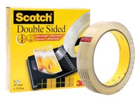 Ruban adhésif Scotch Type 666, 19 mm x 33 m transparent avec film protecteur, noyau ø 75 mm