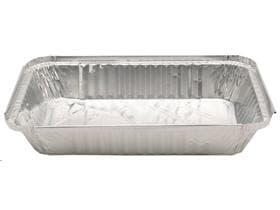 Aluminiumschale 870 ml, eckig 212 x 147 x 40 mm