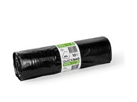 Sac poubelle de recyclage Quick-Bag 60L 575 x 860 + 50 mm, avec cordon de serrage