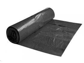 Sacco per rifiuti LDPE 110 lt, 70 x 110 cm nero, circa 55 my
