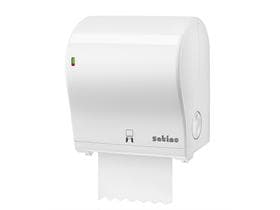 Distributeur de rouleaux d'essuie-mains Autocut Midi L 315 x H 325 x P 217 mm, blanc