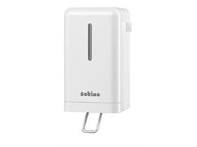 Distributeur de savon Mini Professional, manuel L 113 x H 266 x P 121 mm, blanc brillant