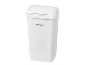Pattumiera igienica Satino, 23 litri, H590 x L335 x P225 mm, bianco