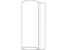 Chemin de table Airlaid, 40 cm x 24 m, blanc