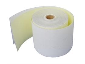 Rotoli per sistema di carte di credito 57 mm x 16 m 2 strati, ø rotolo 55 mm, ø anima 12 mm