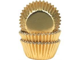 Capsule per praline, dorate, resistenti al grasso, Ø 26 mm, altezza 16 mm