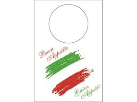 Tovaglioli protettivi in tessuto non tessuto, 60 x 42 cm, "BUON APPETITO" Italia
