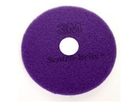 Tampon diamanté violet 17" Ø 432 mm pour machine monodisque - à l'unité