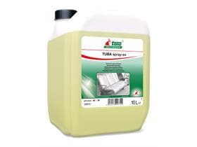 Il detergente spray-ex TUBA scioglie e rimuove anche lo sporco più ostinato