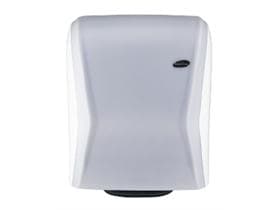 Distributeur de rouleaux d'essuie-mains XIBU TOWEL mécanique analogique, blanc, système à 2 rouleaux