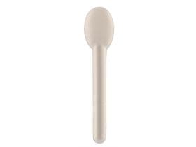 Cucchiaio di bagassa: 16 cm, bianco, insapore