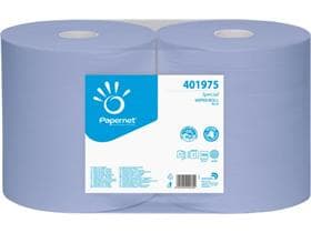 Rouleaux de chiffons de nettoyage « Duomaxi Blue 1000 » bleus 2 plis, 38 cm x 360 m, 1 000 feuilles chacun