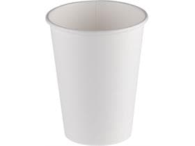 Kaffeebecher aus Hartpappe, 3 dl, weiss Ø 90 mm