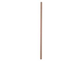 Pailles en papier droites, ø 8 mm, longueur 250 mm, marron uni,