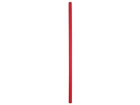 Pailles en papier droites, ø 8 mm, longueur 250 mm, rouges unies,