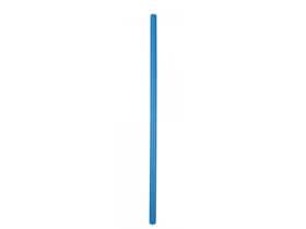Pailles en papier droites, ø 8 mm, longueur 250 mm, bleu uni,