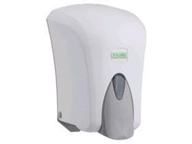 Distributore di sapone con serbatoio per sapone liquido da 1000 ml, bianco, 15,5 x 12,5 x 22 cm