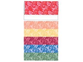 Chemin de table Airlaid 70 g/m², 40 cm x 24 lfm bordeaux, "New Roses" avec perforation
