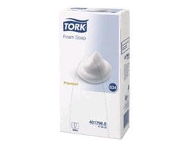 Savon mousse Tork, sachet de 800 ml, parfumé, couleur rose, suffisant pour environ