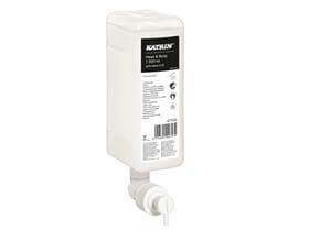 Gel douche Katrin Tête et Corps, 1 litre, compatible avec les distributeurs 92209 et 90229