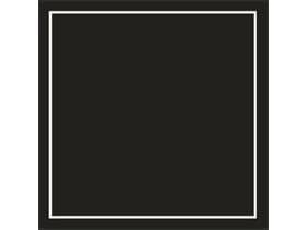 Sottobicchieri in vetro 95 x 95 mm, 9 strati neri, ovatta di velina,