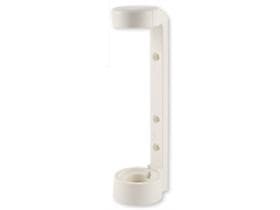 Support mural Hygostar, pour bouteille Squeeze, en plastique blanc incl.