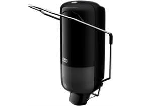 Distributeur de savon Tork Elevation S1 en plastique noir, H 291 x L 112 x P 114 mm