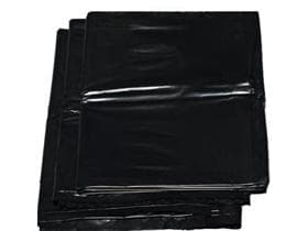 Sacs de conteneurs en PEBD 800 Lt., 50 my noir, 1150 + 750 x 1500 mm, en