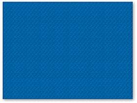 Tovaglietta americana 1 velo, 30 x 40 cm, blu goffrato, bordo dritto
