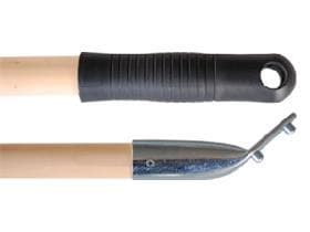 Manico in legno "Profi" 150 cm, Ø ca. 24 mm con supporto per manico CH, girevole, faggio