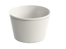 Gobelet multi-usages avec couvercle, 480 ml, blanc crème, Ø 120 x 80 mm