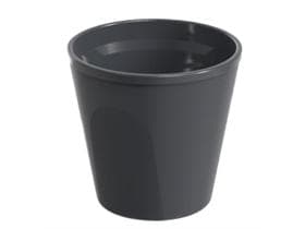 Gobelet multi-usages avec couvercle, 750 ml, gris ardoise, Ø 120 x 110 mm