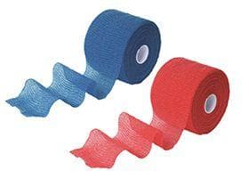 Haft Crepe, bende di fissaggio coesive ed elastiche blu, 6 cm x 20 m