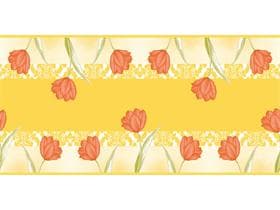 Chemin de table Airlaid 70 g/m², 40 cm x 24 l/m² orange, "Sally", avec perforation selon