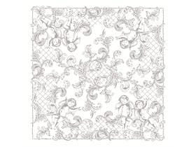 Nappes Airlaid 70 g/m², 100 x 100 cm, pliées en 4, argent, « GABRIEL »
