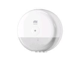 Tork SmartOne, mini dispenser di carta igienica H219 x P156 x L219 mm, bianco, plastica