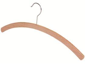 Cintre en bois sans barre Trio Set en hêtre FSC, avec crochet rotatif