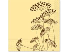 Servietten 4-lagig, 40 x 40 cm, 1/4 Falz mit Standarddruck "THAI" beige