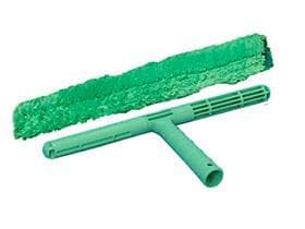 Lavatrice in microfibra, 35 cm, supporto verde con lavatrice