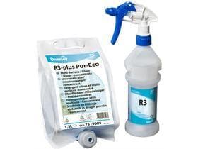 Detergente per vetri e superfici TASKI Room Care R3-plus Pur-Eco, 2 x 1,5 L