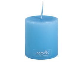 Candele a colonna, Ø 50 mm x 60 mm, blu acqua