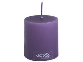 Candele a colonna, Ø 50 mm x 60 mm, melanzana