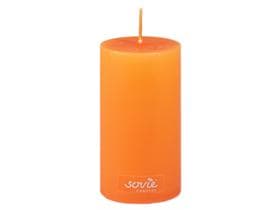 Candele a colonna, Ø 50 mm x 100 mm, arancioni