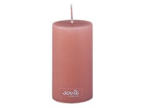 Candele a colonna, Ø 50 mm x 100 mm, rosso rame