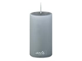 Candele a colonna, Ø 50 mm x 100 mm, grigio