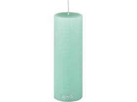 Candele a colonna, Ø 50 mm x 150 mm, verde giada